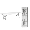 Outdoor Furniture Folding Table HDPE Plastic