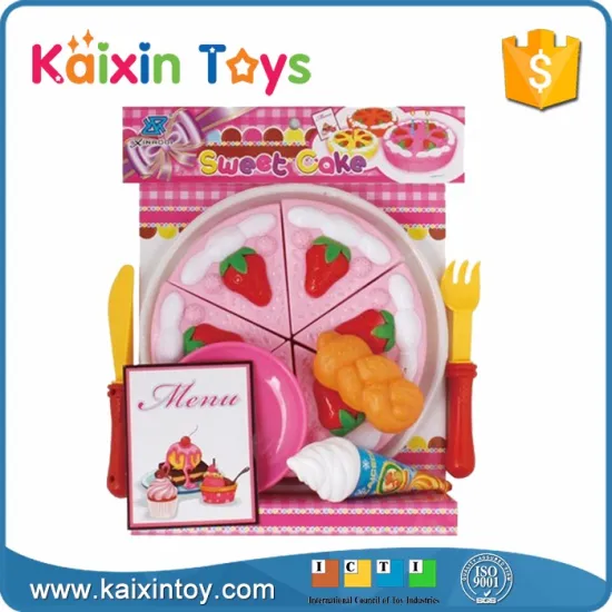 10264560 2016 New Toy Plastic Happy Birthday Cake Toy For Children