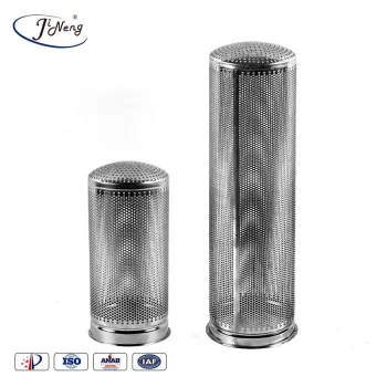 304L Stainless Steel Round Punched Hole Mesh Filter Tube