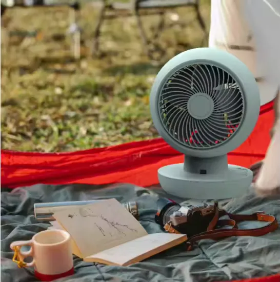 Small Fan Dc24v 12000ma Battery Circulating Desktop Fan