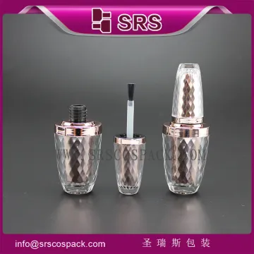 high end nail polish oil bottle with brush,8ml unique nail polish bottles