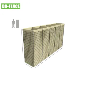 Gabion Retening Wall per diga di diga di trincea