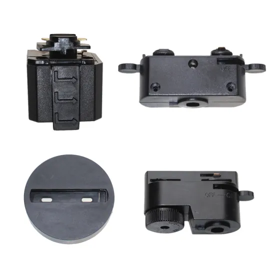 LEDEAST 2-Wire Track Rail Adapter for Single Circuit Track Lighting