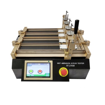 Touch Screen Control Paint Coating Tester - ASTM D2486 Wet Scrub Abrasion and Washability Tester