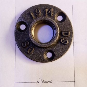 floor flange 1/2'' black cast iron pipe fitting