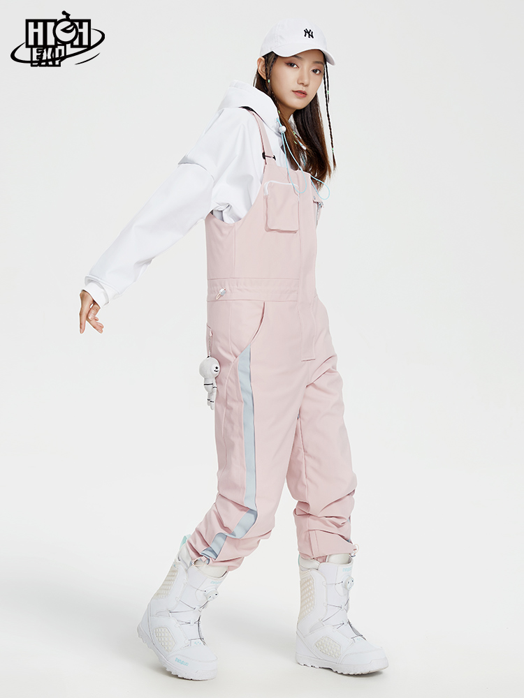 Windproof and Waterproof Cotton Snowboard Bibs