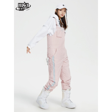 Windproof and Waterproof Cotton Snowboard Bibs