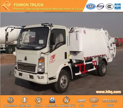 SINOTRUK 4X2 trash truck