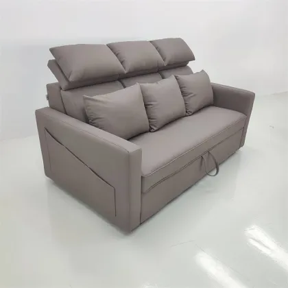 European Style Adjustable Headrest Multifunctional Storage Sofa