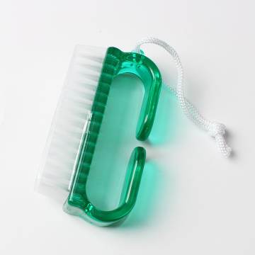 2019 Wholesale Nail Care Professional Pure Plastic Nail Cleaning Brush