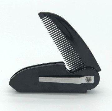 Portable Mini Plastic Folding Hair Comb for Styling