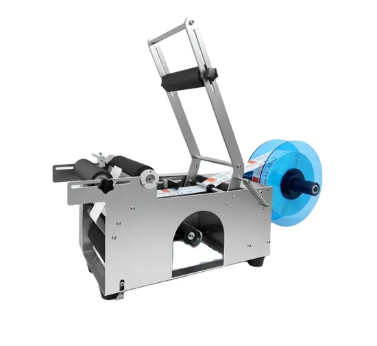  Semi Automatic Bottle Labeling Machine with Date Code Printer and Heat Shrink Sleeve Labeling 