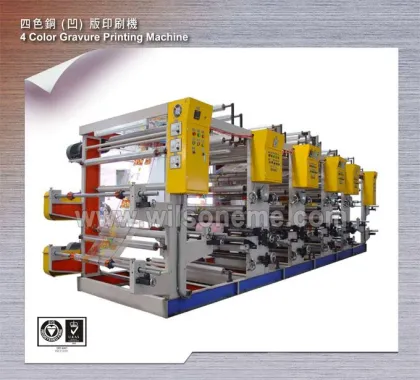 Wls 4 Color Rotogravure Paper Printing Machine