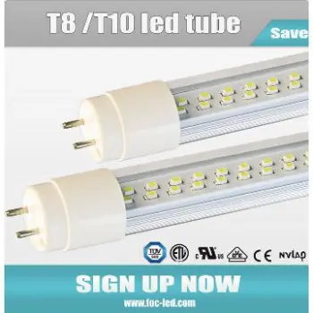 High Lumen Flux LED Tubo OEM manufacturer 100lm/w 4000k-4500K daylight