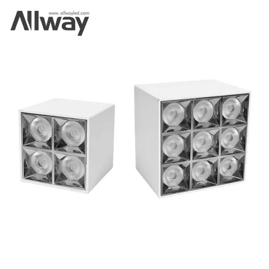 Zhongshan Factory: High-Quality 15W to 36W Box Square Shape LED Linear Grille Lamps