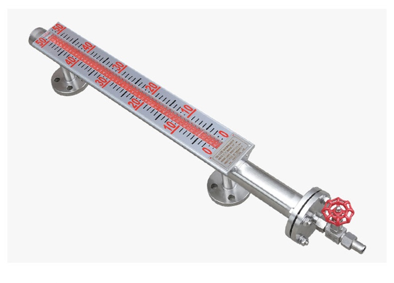 Magnetic flap level gauge