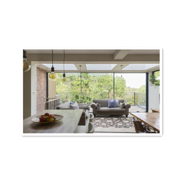 Top Quality Double Glazing Slim Frame Aluminum Exterior Sliding Door