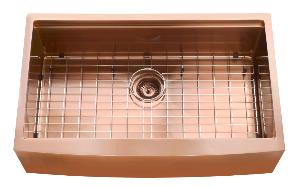 Meiao Enclosure Rose Golden Single Kitchen Sink