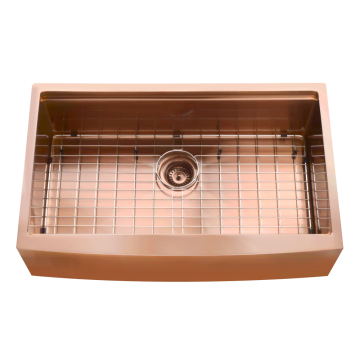 Meiao Enclosure Rose Golden Single Kitchen Sink