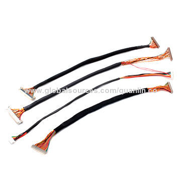 LVDS cable with connector for screen