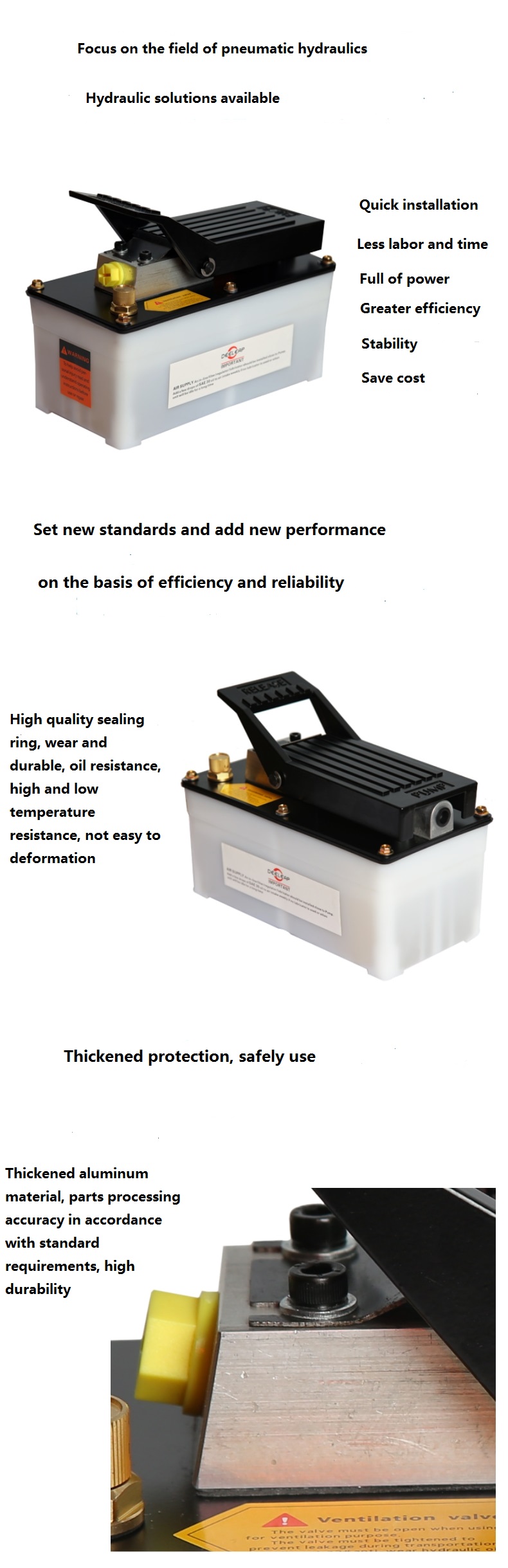 PAS11 air hydraulic pump