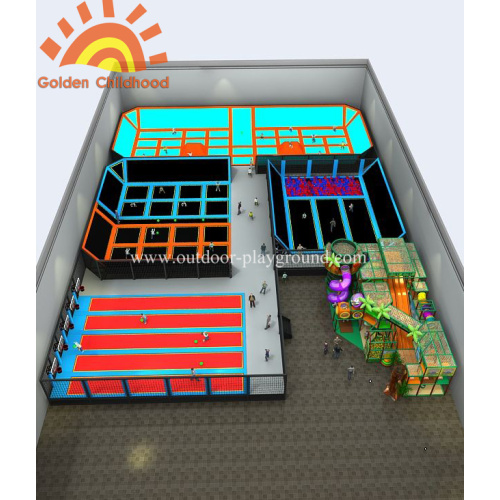 Structure de trampoline environnementale adaptée aux besoins du client d&#39;intérieur