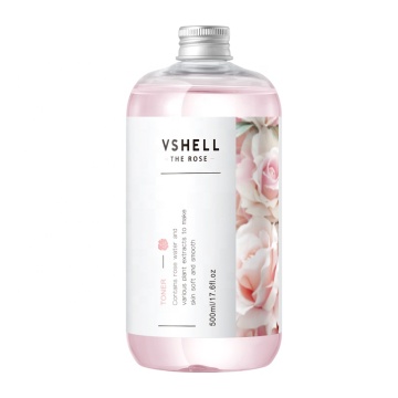 Private Label Natural Rosewater 500ml - Agua De Rosas Facial Toner for Hydrating Skin Care