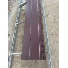 Reddish Brown Water-Patterned Metal Carved Panels for Exterior Building Walls