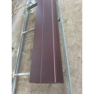 Reddish Brown Water-Patterned Metal Carved Panels for Exterior Building Walls