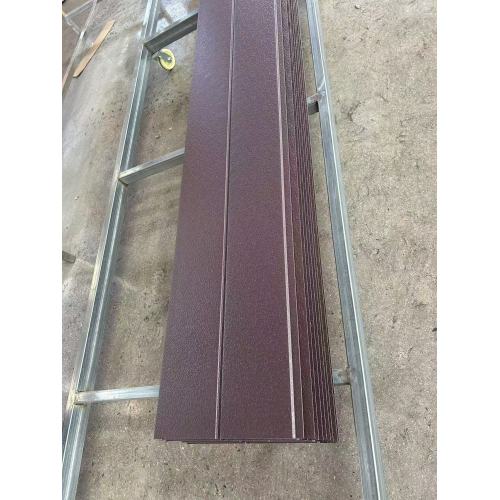 Reddish Brown Water-Patterned Metal Carved Panels for Exterior Building Walls