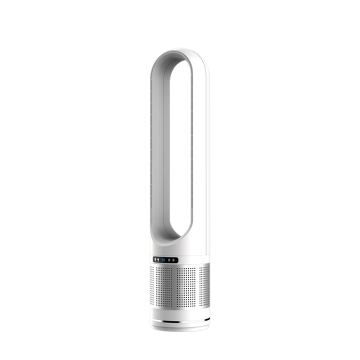 2023 Portable Stand Electric Fan: 40W Low Noise Bladeless Floor Fan