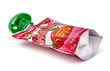 Customize Spout Pouches With Stand Up For Soymilk And Drinks