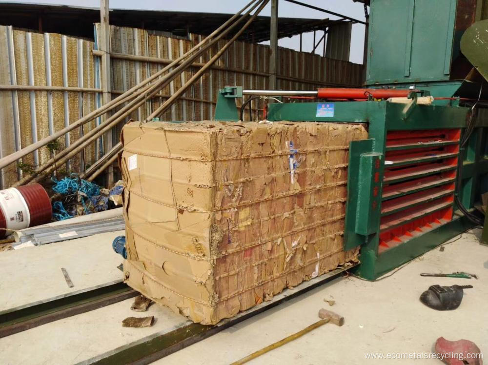 Hydraulic Horizontal Waste Paper Cardboard Plastic Baler