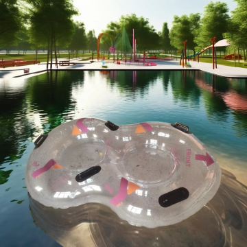 Durable Inflatable Clear River Ring Tube for Residential Water Parks and Play Equipment