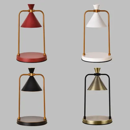 Nordic Retro Table Lamp: Aromatherapy Candle Dimmer