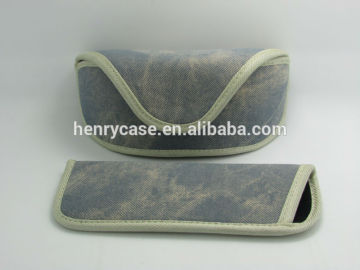 new style potable jeans soft eyeglasses case