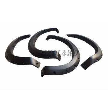 Textured Black Fender Flare Kit for F150 Raptor 2010-2014 Wheel Arch Accessories GZDL4WD Bolt-On Hole Style
