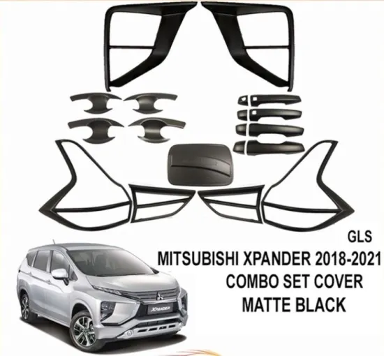 YCSUNZ Matte Black Kit Combo Set for Mitsubishi Xpander 2018-2023 Exterior Accessories