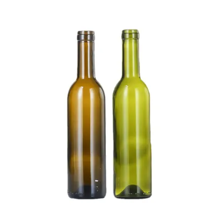 Factory Outlet Wholesale Glass Rose Wine Bottles with Corks