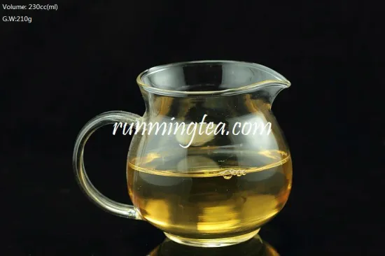 230cc Borosilicate Round Glass Pitcher