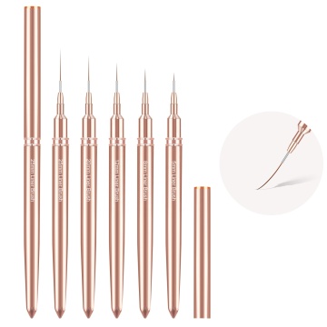 Nail Art Liner Brushes Set for Elongated Lines Drawing UV Gel Painting