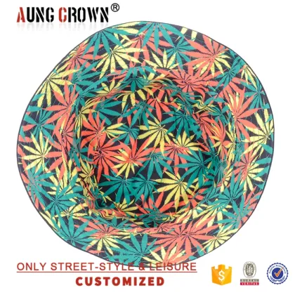 fisherman cotton black bucket hat