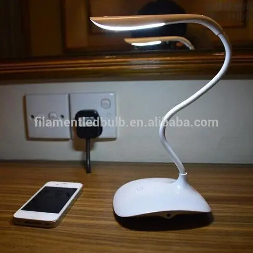 2014 folding auminum sleek multifunction led usb computer desk lamp