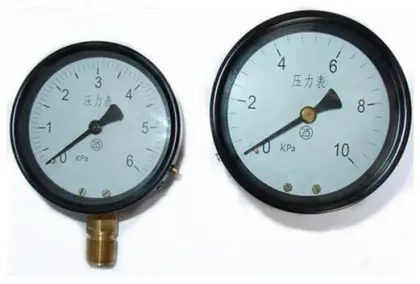 stainless steel liquid filled wika pressure gauge