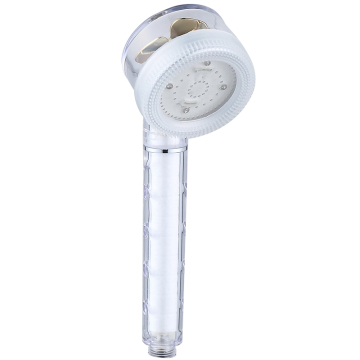 GUIDA 651026: Premium 7-Color LED Illuminated High-Pressure Shower Head with PP Cotton Filtration