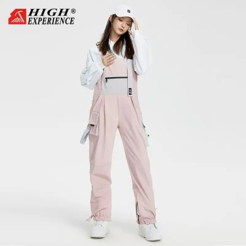 Winter Snowboard Bibs Female Korean Version