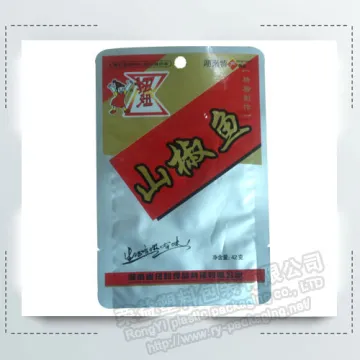 Aluminum Foil Plastic Packing Bag with Hanging Hole