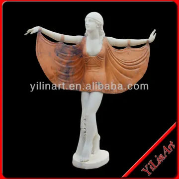 Dancing Girl Sculpture, Life Size Garden Statue YL-R597