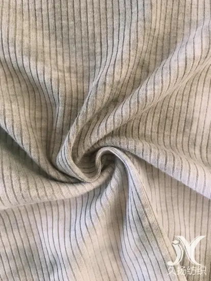 4*2 Poly Lycra Rib Knit Fabric
