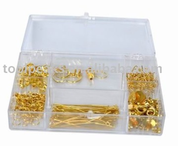 Clear Utility box or plastic bead box used for beads